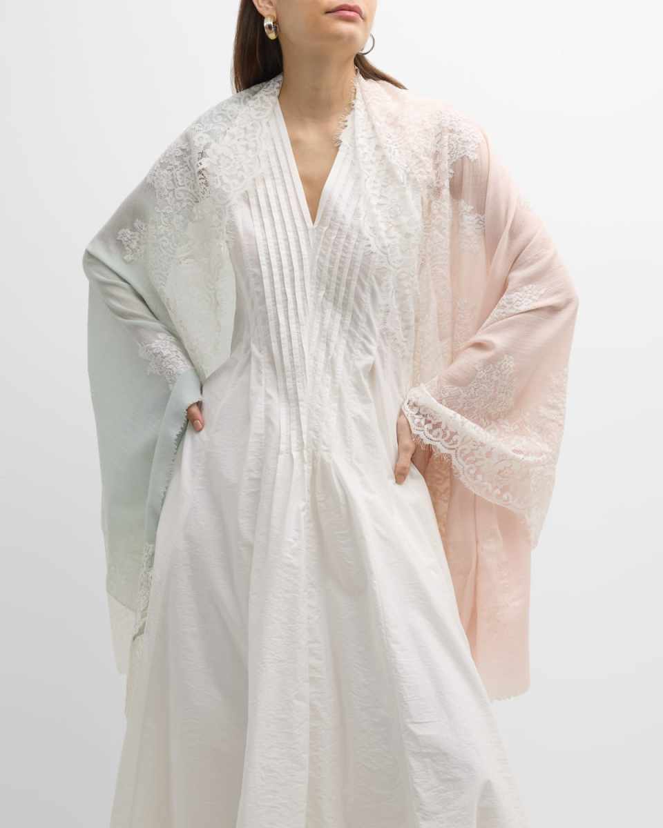 Ombre Cashmere & Silk Evening Wrap