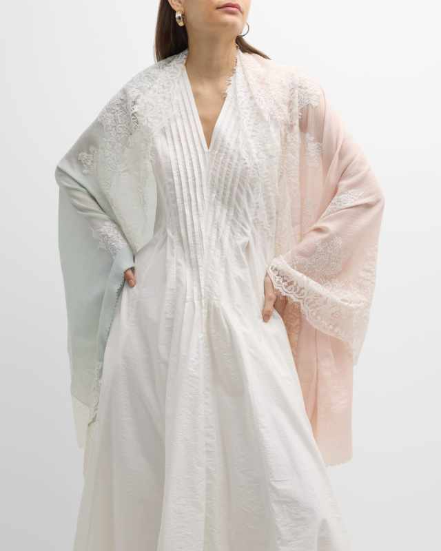 Ombre Cashmere & Silk Evening Wrap
