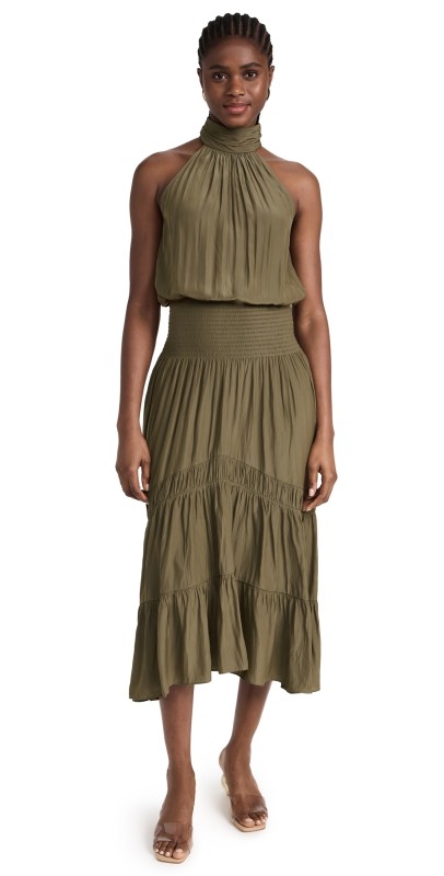 Ramy Brook Ila Dress Olive