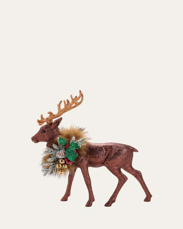 Glitter Antler Reindeer, 15.7"