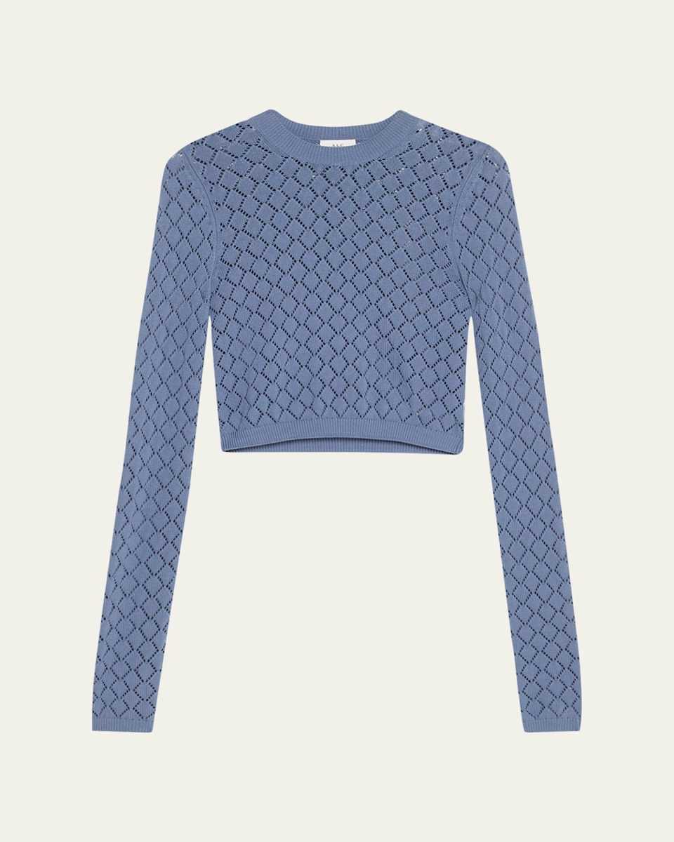 Brandi Pointelle Knit Top