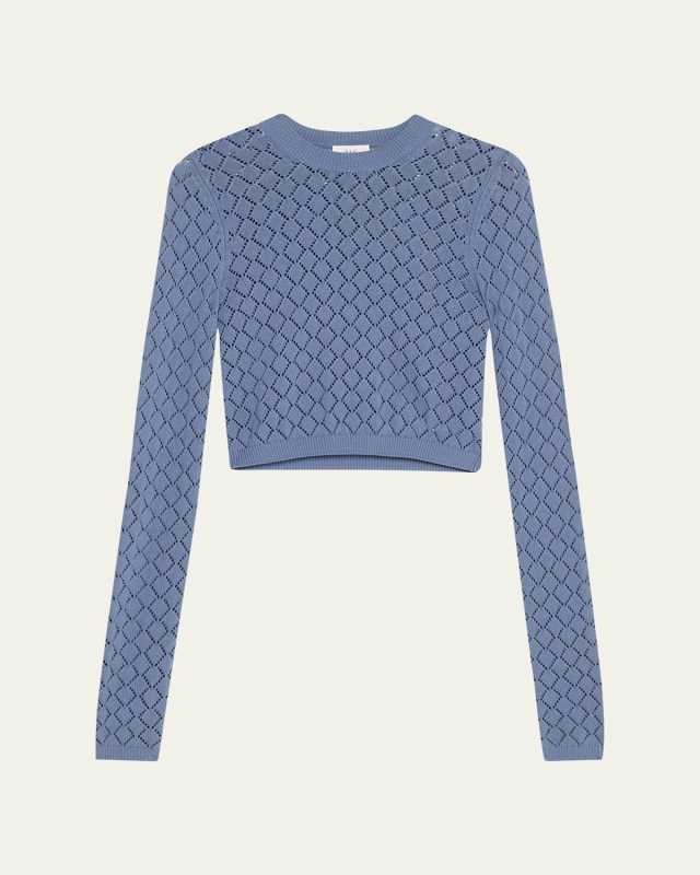 Brandi Pointelle Knit Top