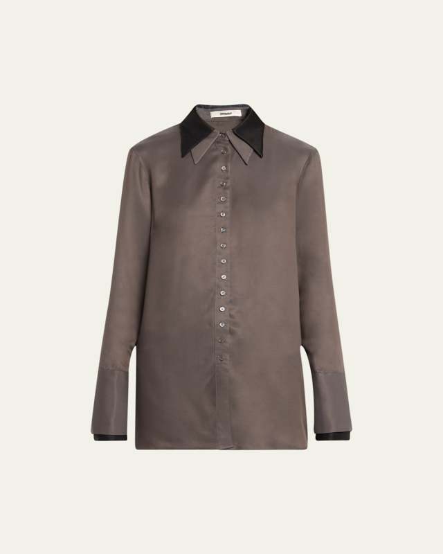 The Nuno Double-Layer Button Down Top