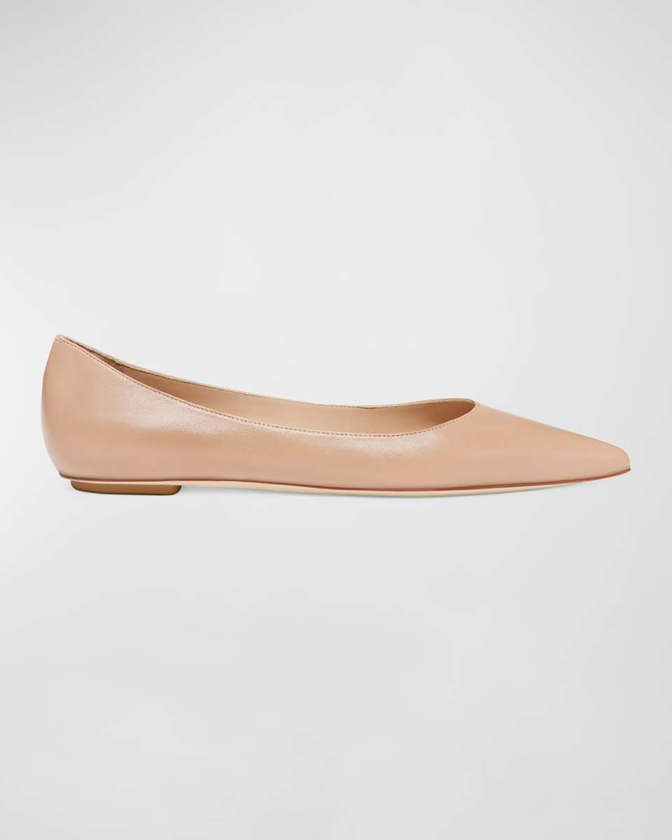 Emilia Leather Ballerina Flats