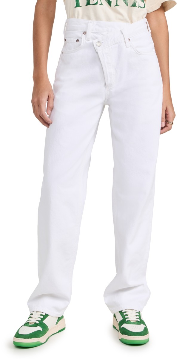 AGOLDE Criss Cross Jeans Milkshake