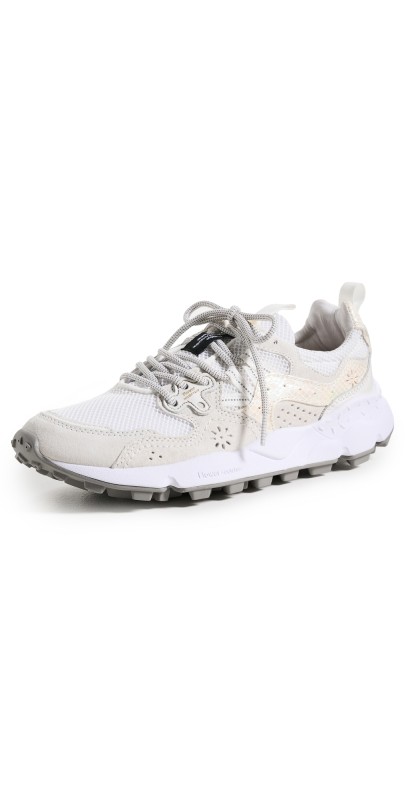 Flower Mountain Yamano 3 Sneakers Mesh/Shiny White