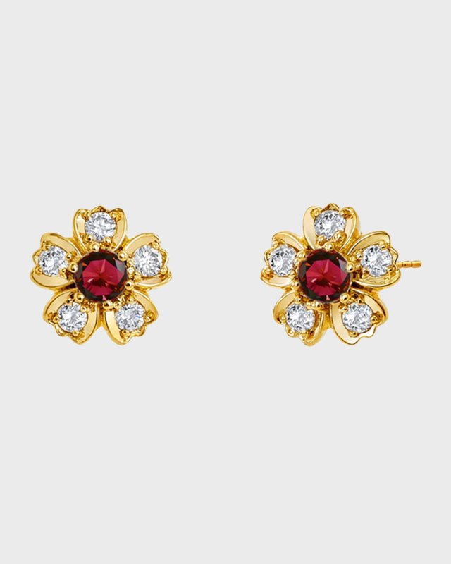 Jardin Flower Stud Earrings