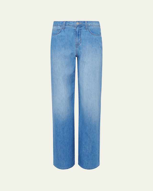 Alicent High-Rise Sneaker Wide-Leg Jeans