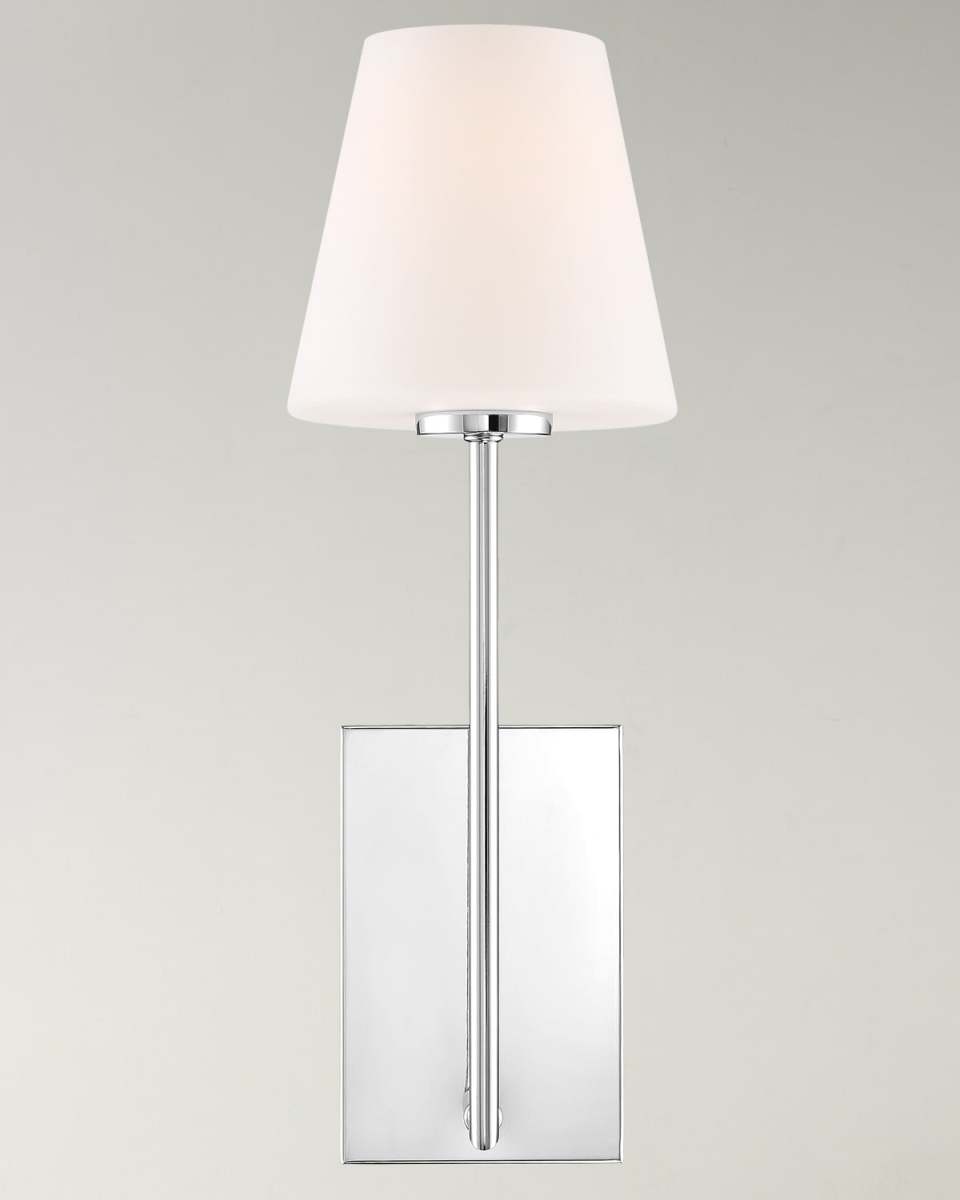 Lena 1-Light Polished Chrome Wall Sconce