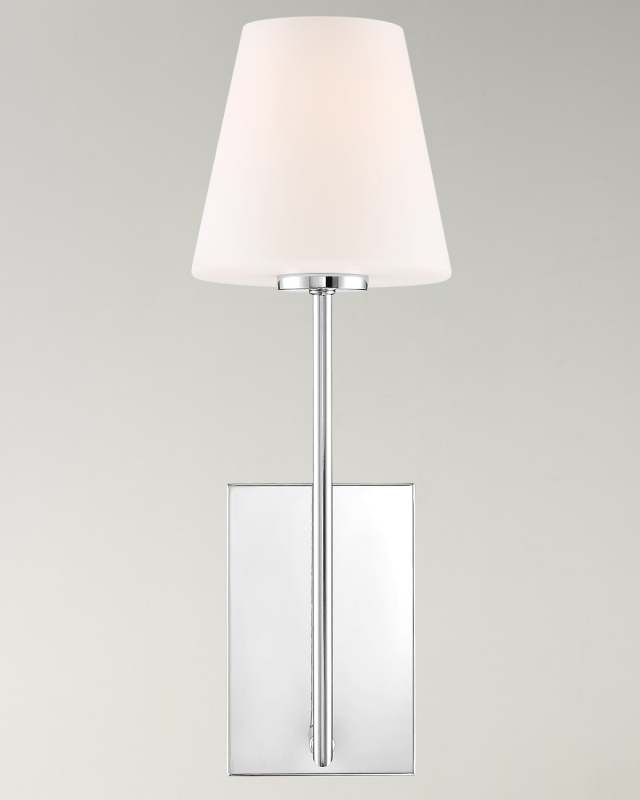 Lena 1-Light Polished Chrome Wall Sconce