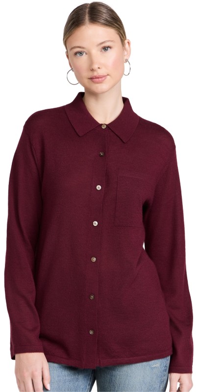 Guest in Residence Showtime Shirt Plum
