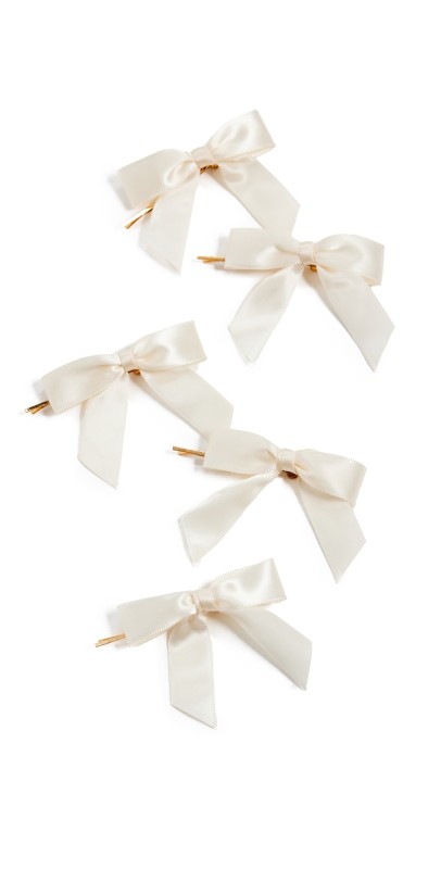 Jennifer Behr Emma Bobby Pin Set Cream