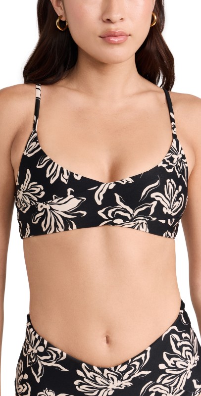 LSPACE High Tide Bikini Top Mystic Magnolia