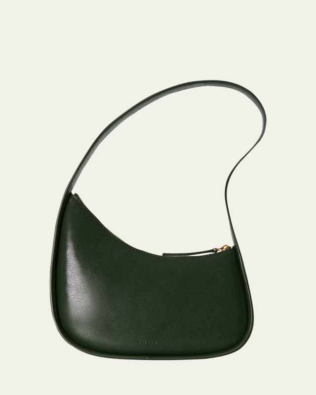 Half Moon in Shiny Kidskin Leather