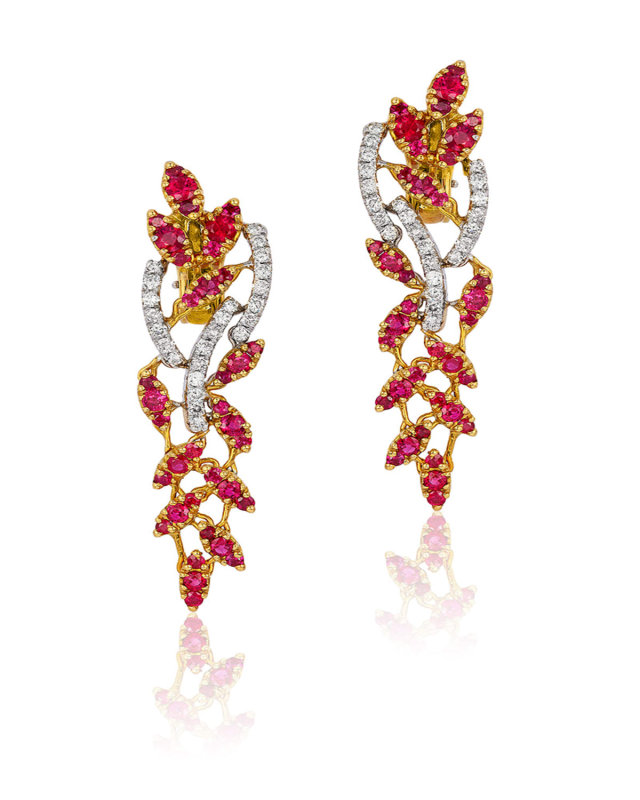 Thick Textured Hoop Earrings