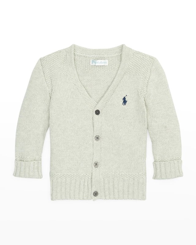 Boy's Cotton Cardigan, Size 3M-