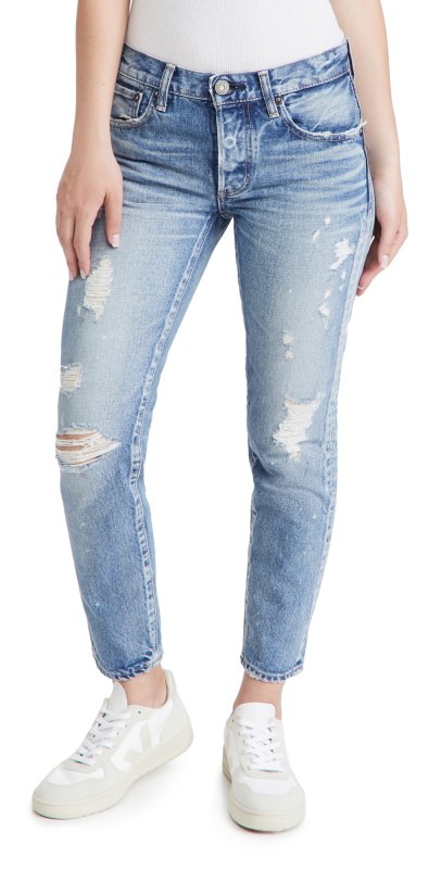 MOUSSY VINTAGE MV Aberdeen Tapered Jeans Blue