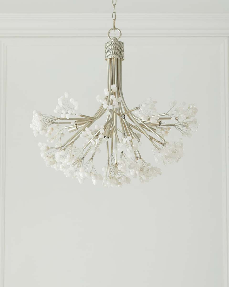 Quartz Crystal 30" 9-Light Chandelier