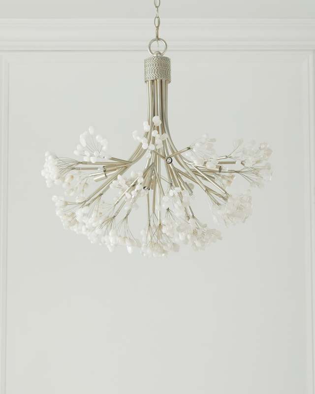 Quartz Crystal 30" 9-Light Chandelier