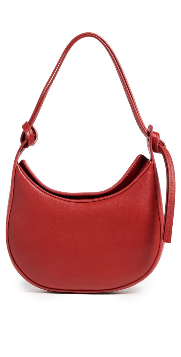 Reformation Mini Rosetta Shoulder Bag Lipstick