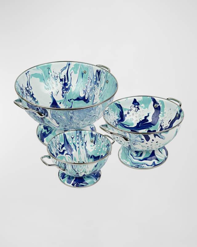Lagoon Colanders, Set of 3