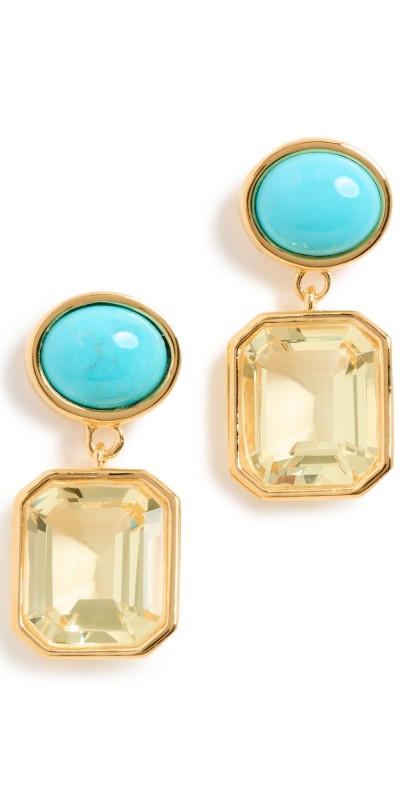 Lizzie Fortunato Mini Lush Earrings In Lemon Mult