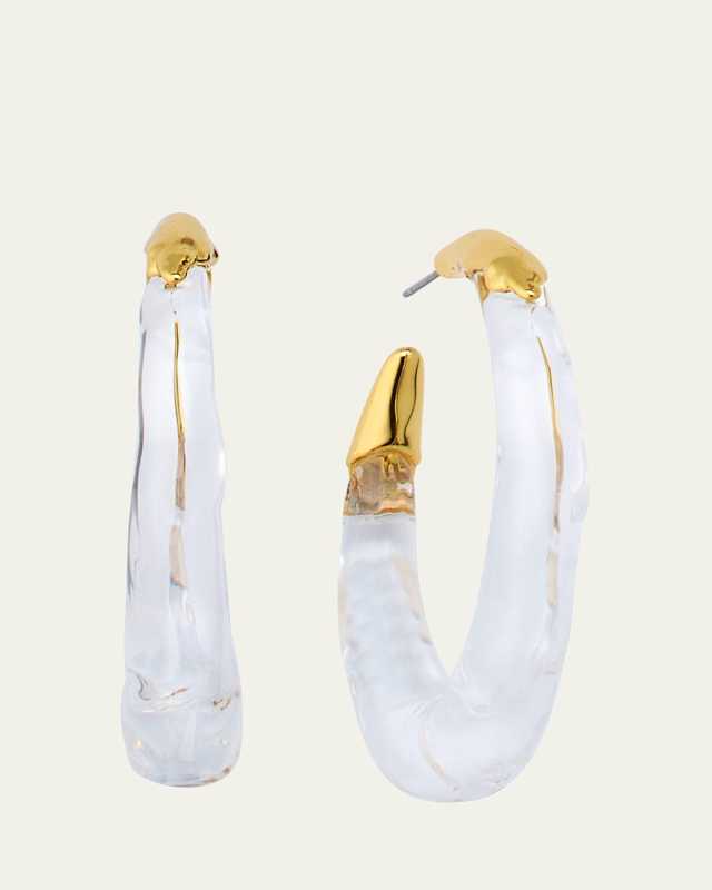 Molten Hoop Earrings