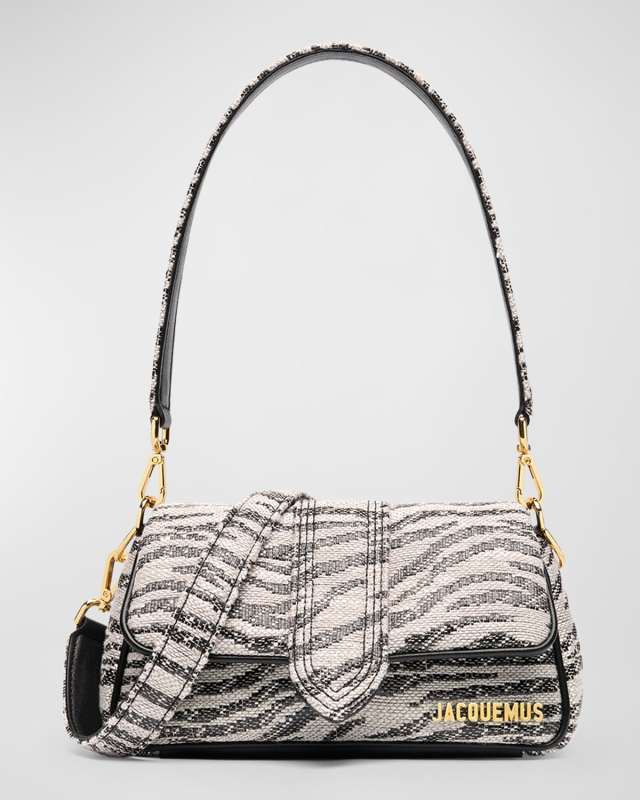 Le Petit Bambimou Zebra Canvas Shoulder Bag
