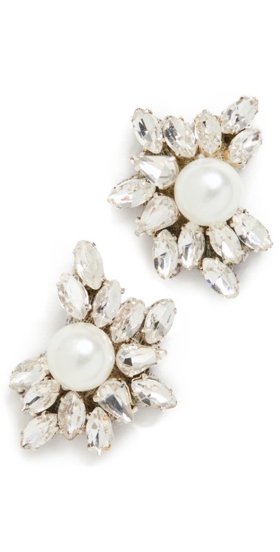 Deepa Gurnani Deepa by Deepa Gurnani Sahana Earrings Silver