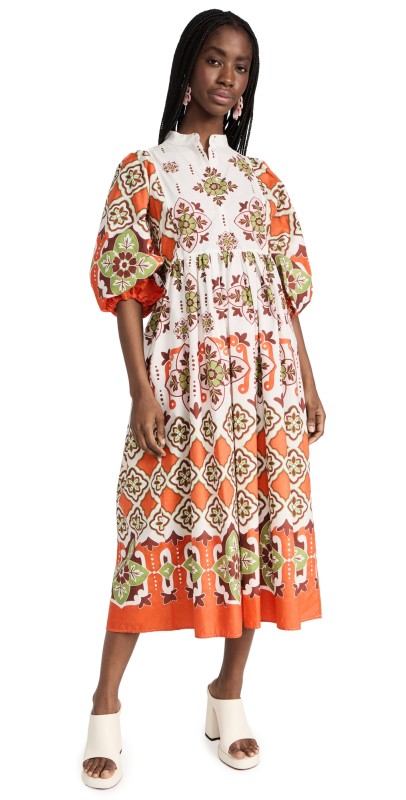 La Double J Portofino Dress Orange