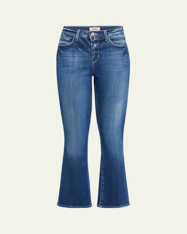Tati High-Rise Crop Micro Bootcut Jeans