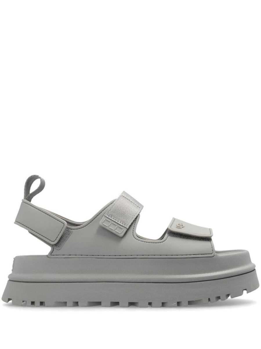 GoldenGlow chunky sandals