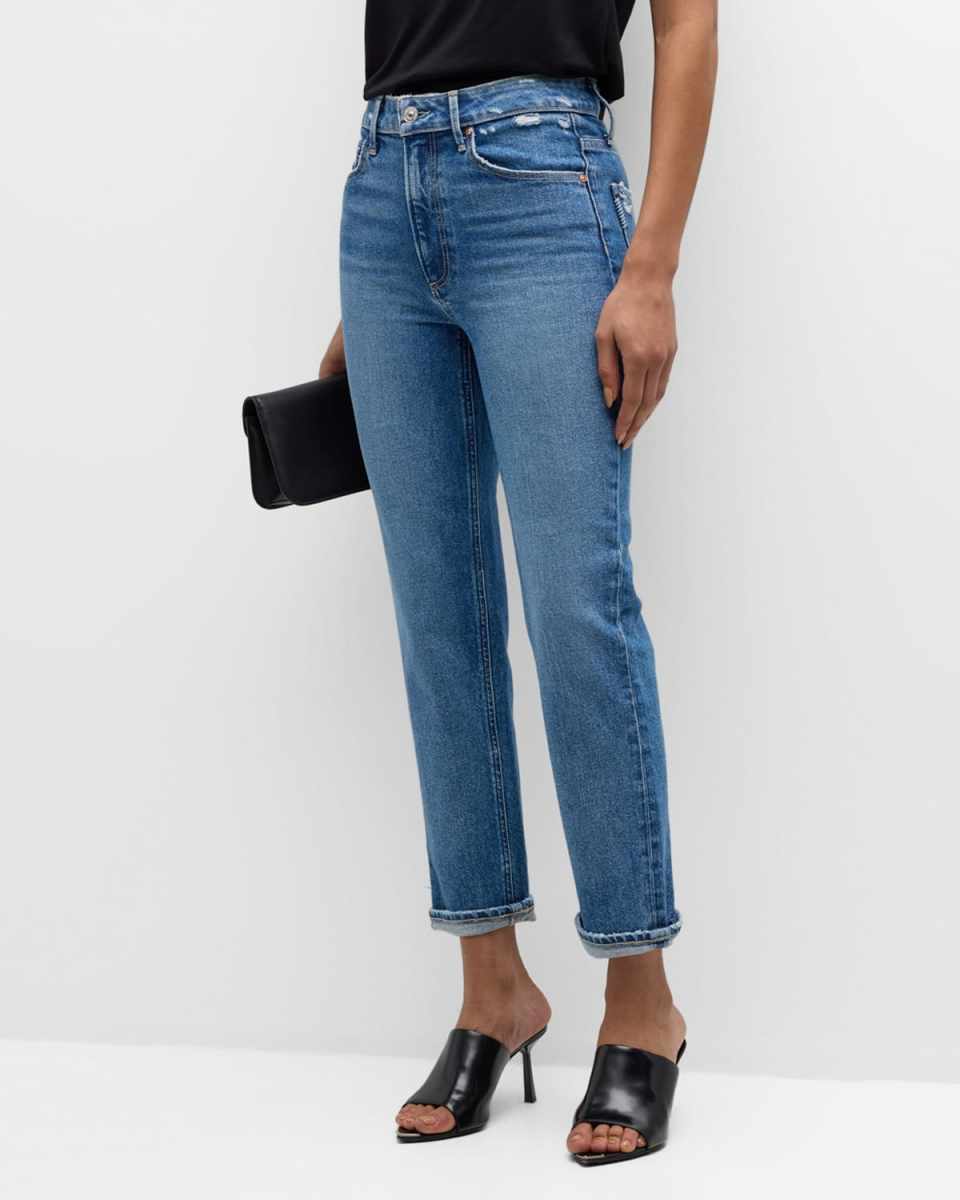 Brigitte High-Rise Jeans with Cuff