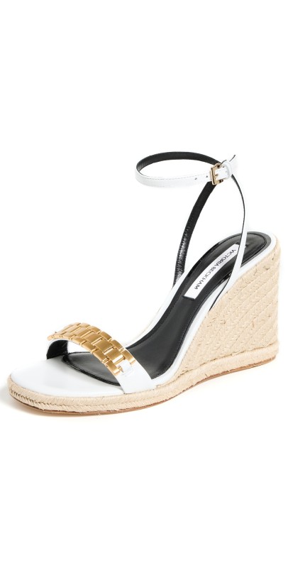 Victoria Beckham Wedge Espadrilles White