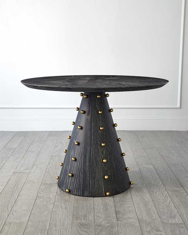 Spheres Ebony Entry Table