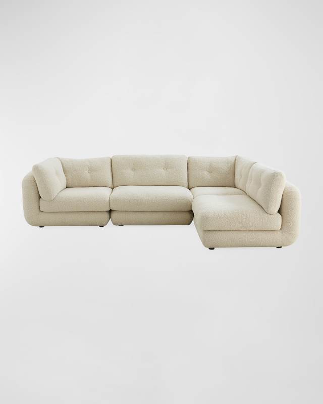 Pompidou Modular 4-Piece Sectional