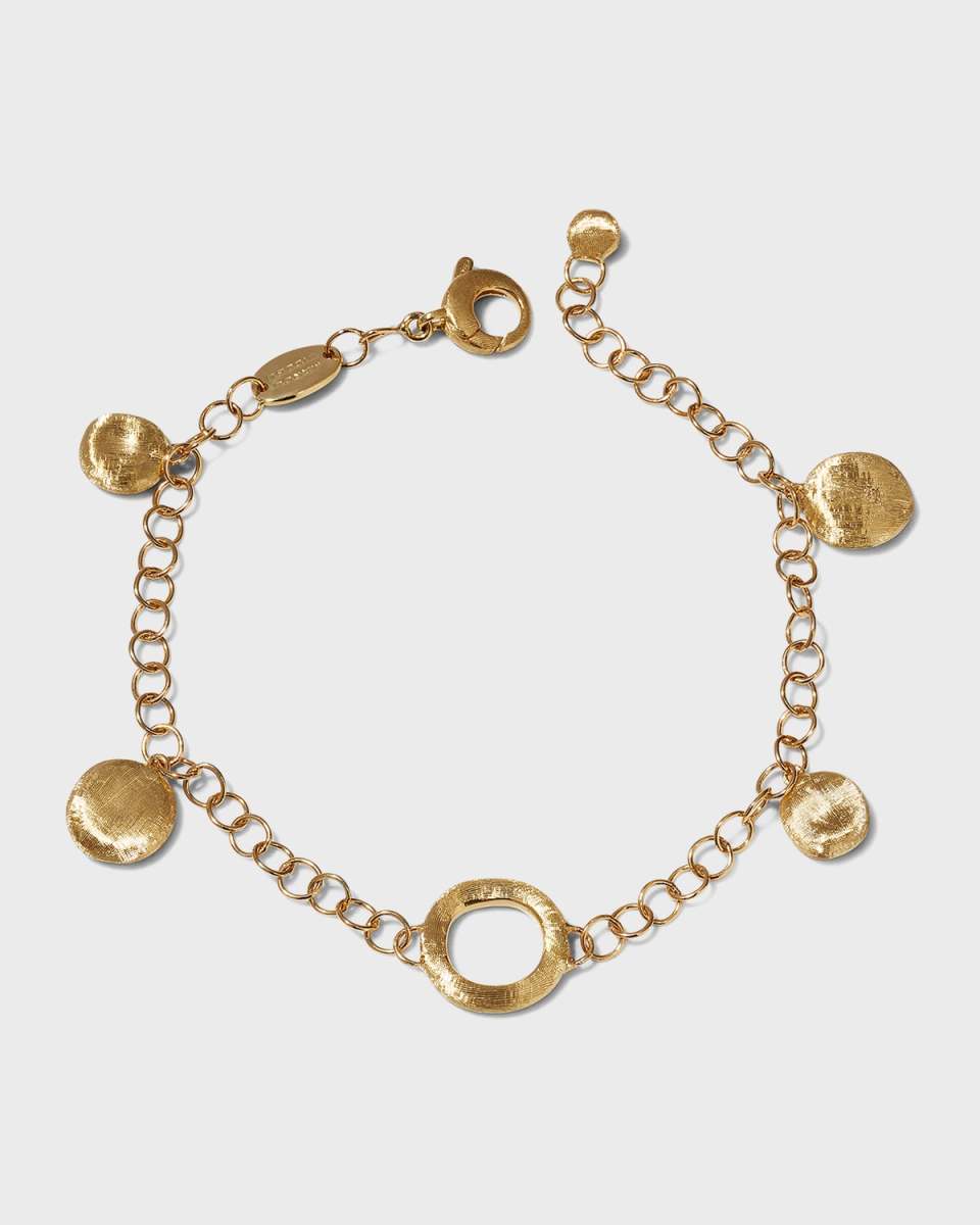 18k Jaipur Yellow Gold Charm Bracelet