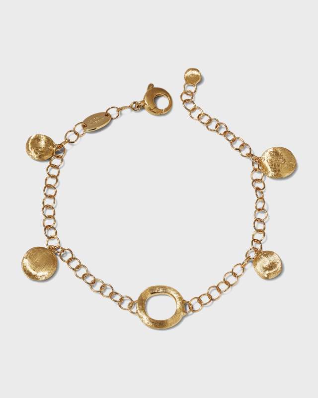 18k Jaipur Yellow Gold Charm Bracelet