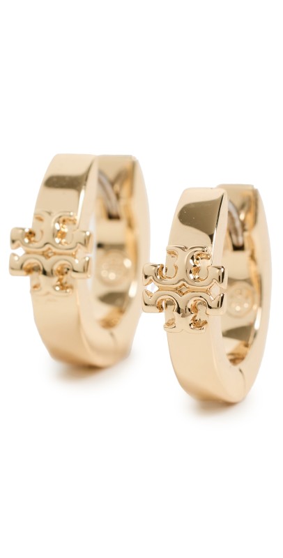 Tory Burch Kira Huggie Hoops Tory Gold