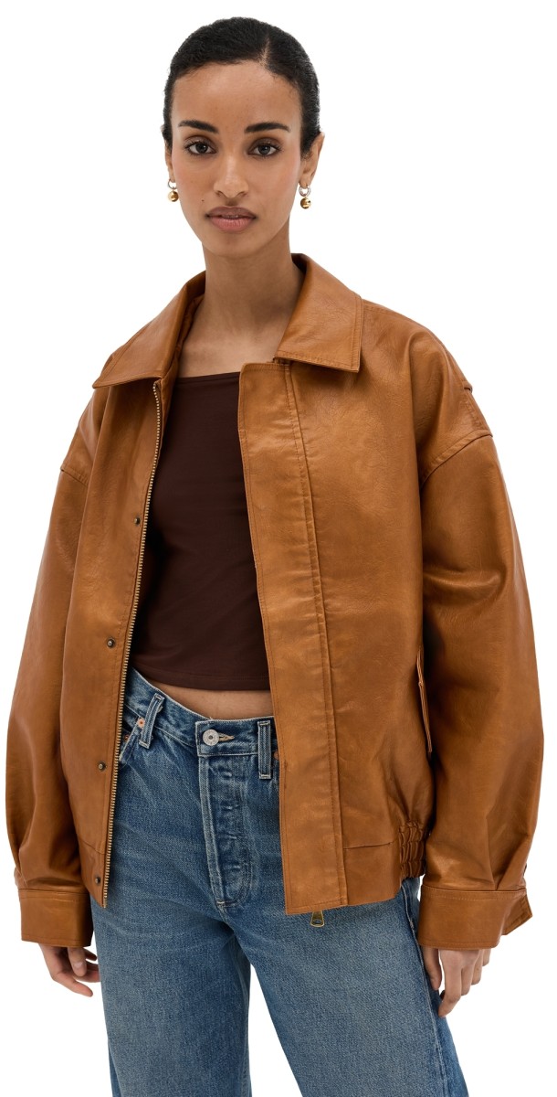 Lioness Kenny Bomber Tan