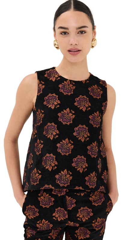 La Double J La Scala Top Rosette Jacquard