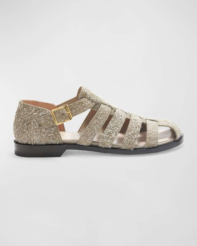 Campo Brushed Suede Fisherman Sandals