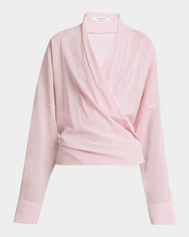 Draped Georgette Blouse