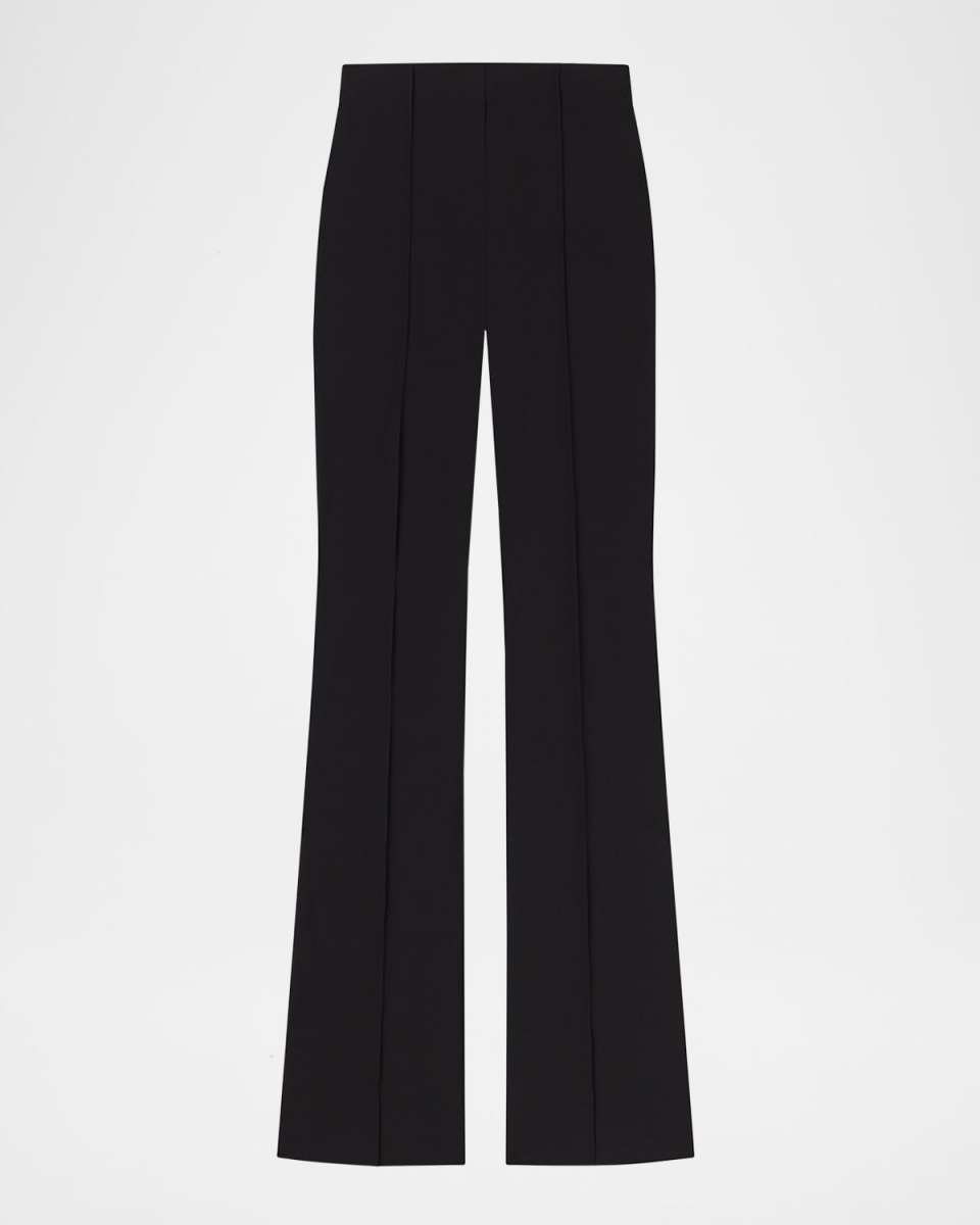Brooks High-Rise Pintuck Pants