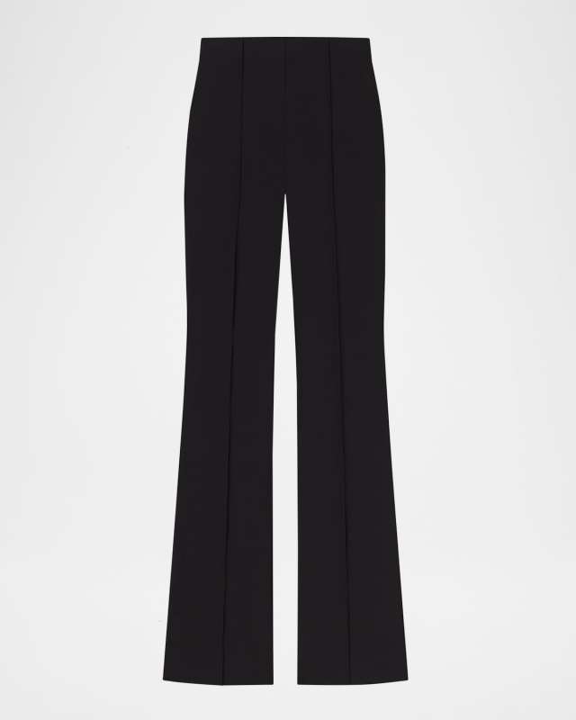 Brooks High-Rise Pintuck Pants