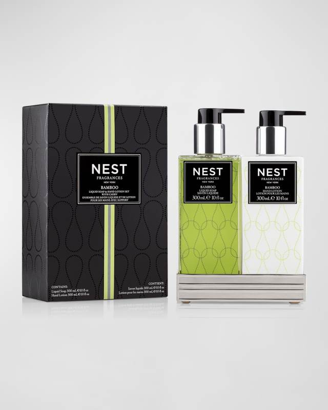 Bamboo Hand Soap & Lotion Set, 2 x 10 oz.