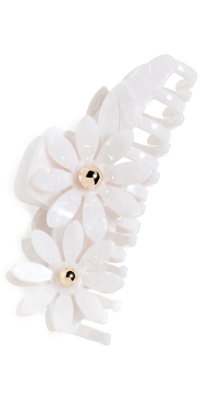 Lele Sadoughi Petunia Claw Clip Pearl