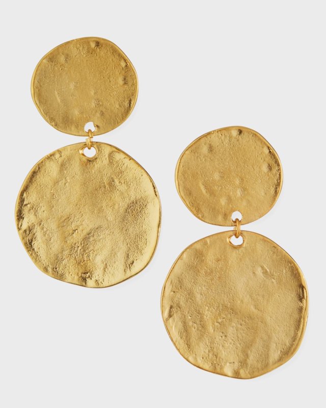 Double Coin Earrings