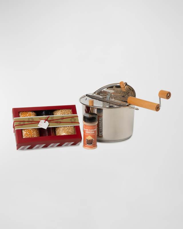 Seasons Greetings Salted Caramel Popper Set, The Best Snacks Come Once A Year
