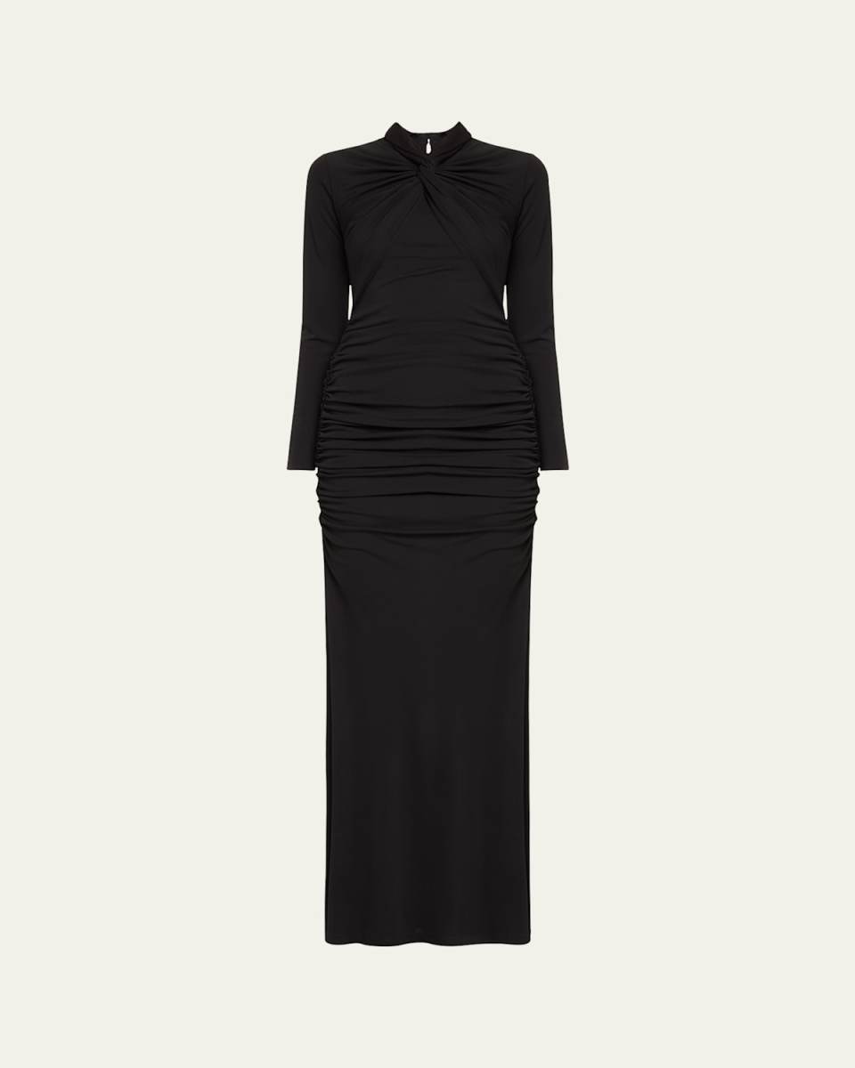 Gathered Jersey Gown